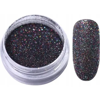 BROKÁT Ozdoba Efekt pro zdobení NEHTŮ ČERNÝ