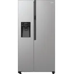 GJE Gorenje NRR9185ESXL lednice s mrazničkou (vedle sebe) Stojací 550 l E Stříbrná