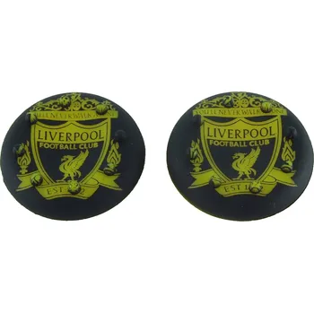 Gamepad 2x GUMOVÉ NÁVLEKY FIFA FOTBAL pro ovladač XBOX 360 PS4 PS5 LIVERPOOL Žluté