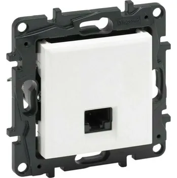 vypínač NILS-1XRJ45 C6A UTP BÍLÁ