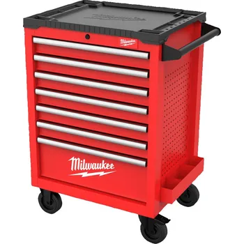 Ocelová skříňka na kolečkách se 7 zásuvkami 69cm TOOLGUARD SRC27/7-1 4932498252 Milwaukee