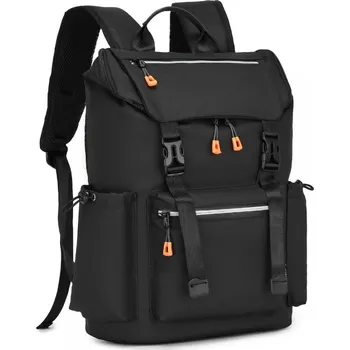 Městský batoh Kono 2404 Městský Batoh 15,6" Černý s USB