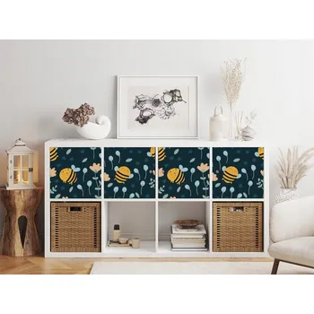 Fototapeta Nálepka IKEA KALLAX - Včely na louce