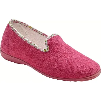 Bačkory z buklé froté fuchsie 36