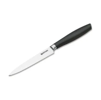 Kuchyňský nůž Böker Manufaktur Solingen 130845 Core Professional nôž na paradajky 12 cm, čierna, syntetika