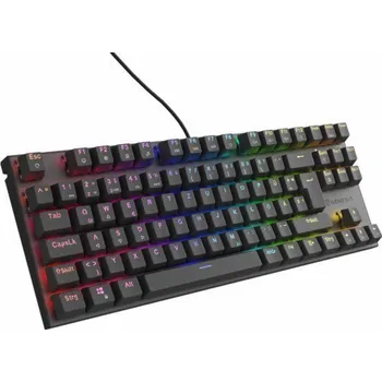 Klávesnice Klávesnice Genesis GENESIS THOR 303 TKL DE GAMING KEYBOARD RGB PODSVÍCENÍ MECHANICKÉ HNĚDÉ ČERNÉ HOT SWAP