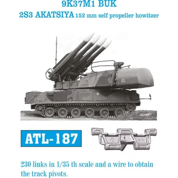 Plastikový model 1/35 ATL-187 9K37M1 BUK 2S3 AKATSIYA 152 mm self propeller howitzer - Friul Model