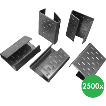 Stahovací páska Spona ocelová PP-13, 2500 ks