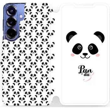 Pouzdro na mobilní telefon Flipové pouzdro Mobiwear - Samsung Galaxy S25 Plus - M030P Panda Amálka (Knížkové flip pouzdro, obal, kryt na mobil Samsung Galaxy S25 Plus - M030P Panda Amálka, materiál Umělá kůže + TPU - ochrana 360°, stojánek, silikonová vanička, magnetické zavírání)