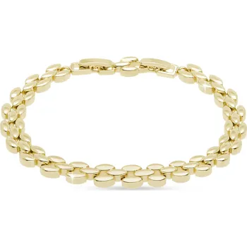 Náramek Pozlacený náramek 14k hadí kůže - pecky, 2002755