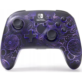 Gamepad PowerA SWITCH Bezdrátový ovladač displej s funkcí rozšířeného připojení k síti Galactic Vortex