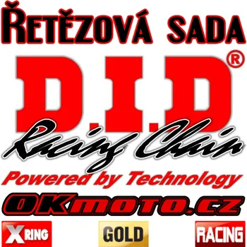Řetězová sada pro motocykl D.I.D (Japonsko) Řetězová sada D.I.D 520ERVT GOLD X-ring - Suzuki RM-Z 250, 250ccm - 19-24