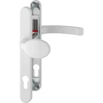 Stavební výplň HOPPE Bezpečnostní kování Liege 30mm Provedení: klika - koule, Povrch: F9016 běžná bílá, Rozteč: 92 mm