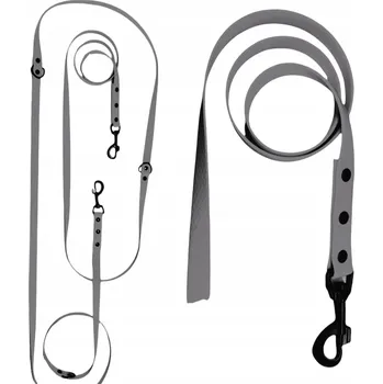 Vodítko pro psa VODÍTKO S NASTAVITELNOU DÉLKOU VODĚODOLNÉ PŘEPÍNACÍ MEDOVÁ PLÁSTEV PVC ODOLNÉ 3M 1.6CM