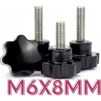 Šroub Knoflík šroub úchyt soustružnický otočný M6 8mm