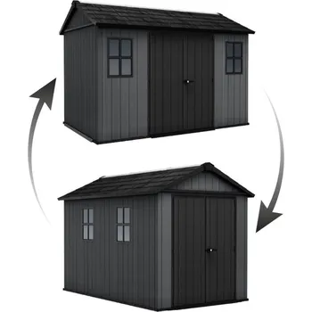 Zahradní domek Zahradní domek Keter Newton Plus wide 11x7,5 šedý, s podlahou