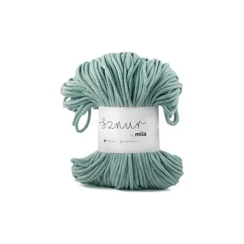 Příze Bavlněná šnůra MILA&nbsp;3&nbsp;mm - mátová melange