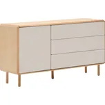 Jasanová komoda Kave Home Anielle 150 x 42 cm