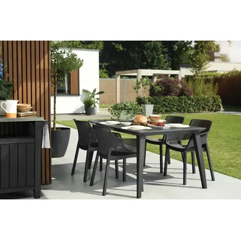 Zahradní sestava Elvisia Zahradní set DAYANA 4+1 | grafit