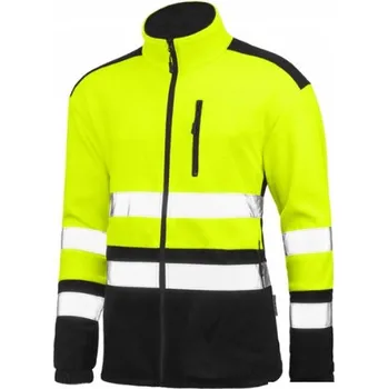 Pánská mikina REFLEXNÍ pracovní FLEECE mikina POLAR mikina fleecová výstražná BOZP teplá DO PRÁCE M