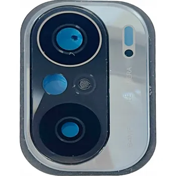 Pouzdro na mobilní telefon Kroužek fotoaparátu Xiaomi Mi 11i 5G - Stříbrný