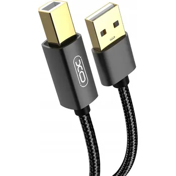 Datový kabel XO KABEL GB010A USB - USB-B 1,5 m černý