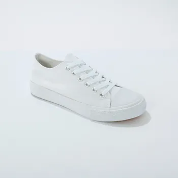 Dámské tenisky Šněrovací plátěné tenisky bílá 38