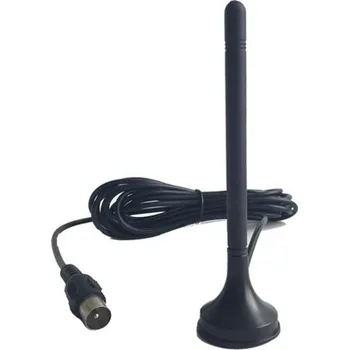 Televizní anténa DTV-02 Kompaktní pasivní DVB-T2 Anténa s 1,5m Kabelem 1.5m kabel SMA-M