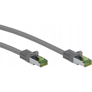 Síťový kabel Patchcord Goobay S/FTP 8.1 RJ45 / RJ45 3 m šedý
