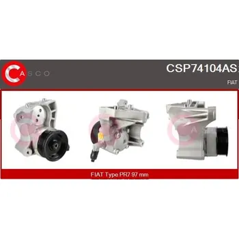 Posilovač řízení Hydraulické čerpadlo, řízení CASCO CSP74104AS