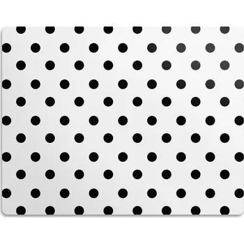 Miska pro psa Podložka pro kočky a psa pod misku Puntíky vzor 90x60 cm