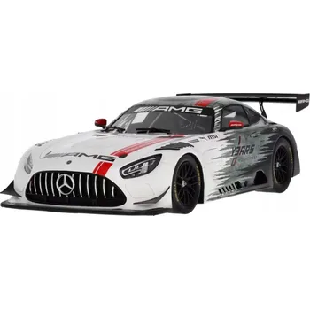 autokoberec MERCEDES Model auta 1:18 AMG GT3 C190 stříbrný černý ORIGINÁL