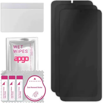 Pouzdro na mobilní telefon 3x Hybridní Sklo s filtrem soukromí pro OnePlus 6T, PRIVACY