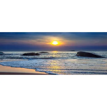 Obraz Panel z tvrzeného skla Západ slunce moře XXL