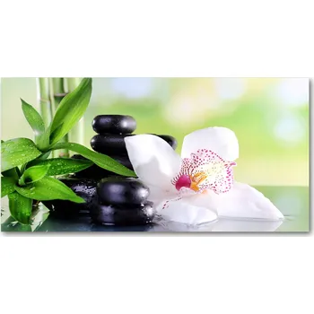 Obraz Panel mezi kuchyňský nábytek Orchidej 140x70 + LEPIDLO