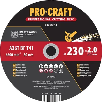 Řezný kotouč Řezný kotouč Procraft CD230x2.0