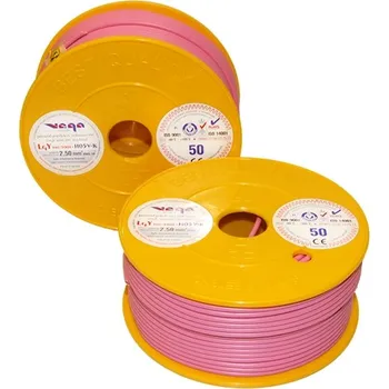 elektrický kabel Kabel LGY/H05V-K 2,50 mm2 50 m Růžový