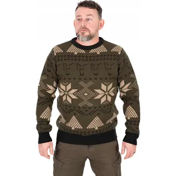 Dámský svetr FOX Vánoční svetr Festive Jumper L