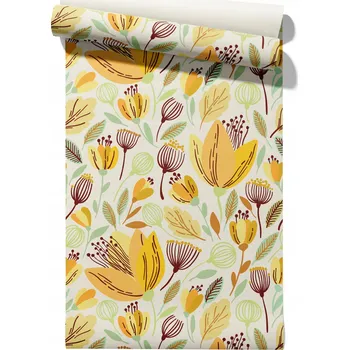 Tapeta Vliesová tapeta Barevné Květiny, role 50 cm x 6,1 m