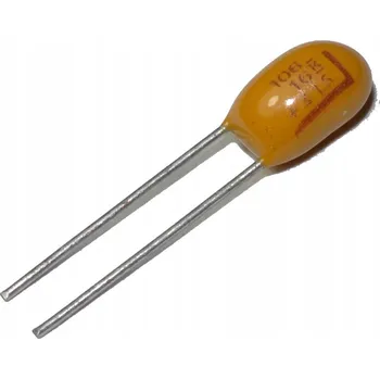 Kondenzátor 10uF 16V 2.5 mm Tantalový kondenzátor [1 Ks] #A663