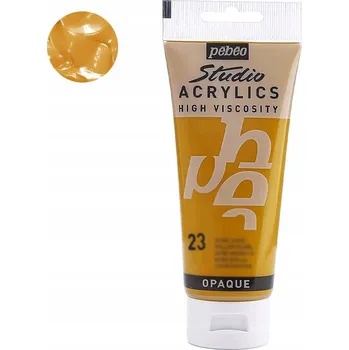 Výtvarná barva Akrylové barvy Pebeo žlutá 1 ks 100 ml