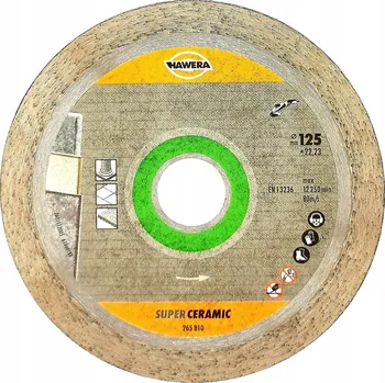 Řezný kotouč Diamantový řezací kotouč Hawera 265 810 125 x 22,2 mm