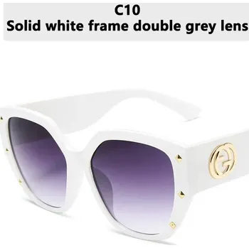 Retro dámské sluneční brýle ve vintage stylu - C10