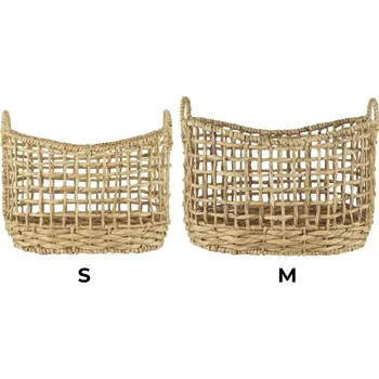 Květináč Ručně pletený oválný koš - různé velikosti Velikost: S