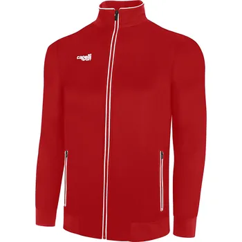 Pánská mikina Pánská fotbalová Mikina Capelli Basics Adult Training červená/bílá L