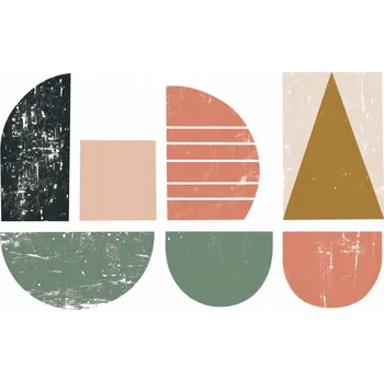 Plakát Plakát Zrnité Symetrie bez rámu 91,5 x 61 cm