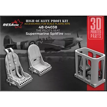 Plastikový model RESARM 1/48 Supermarine Spitfire (mid) Pilot's Seat