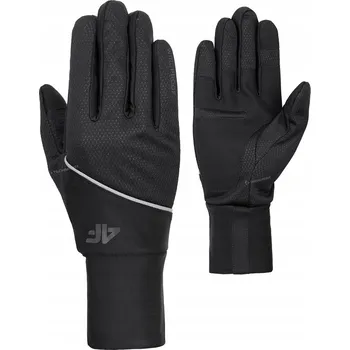 Rukavice 4F TENKÉ ZATEPLENÉ RUKAVICE SOFTSHELLOVÉ S DOTYKOVOU FUNKCÍ / vel XL