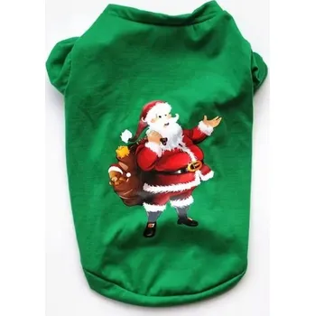 Obleček pro psa OBLEČENÍ PŘEVLEK VESTA PRO PSA KOČKU VÁNOČNÍ MIKULÁŠ XS