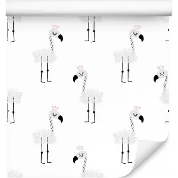 Fototapeta Tapeta pro holčičku PLAMEŇÁCI Skandinávský styl